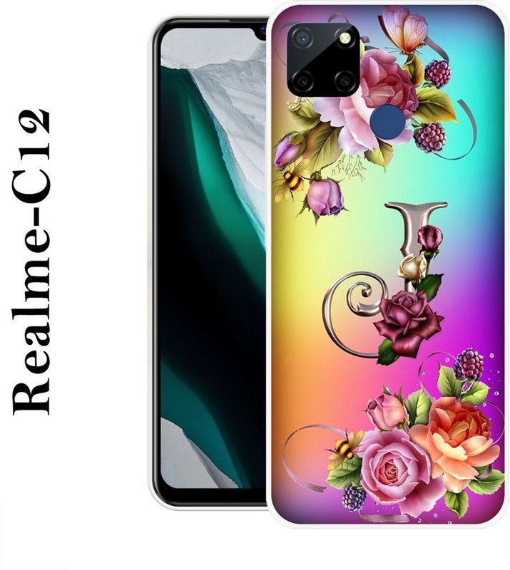 REALKING Back Cover for Realme C12  (Multicolor, Silicon)