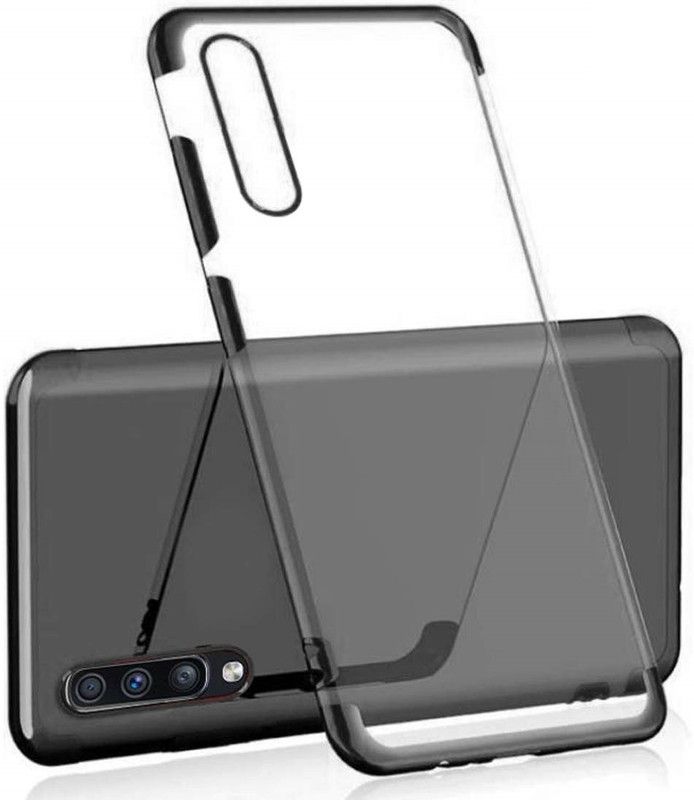 SKIN WORLD Back Cover for MI A3  (Black, Shock Proof, Silicon)