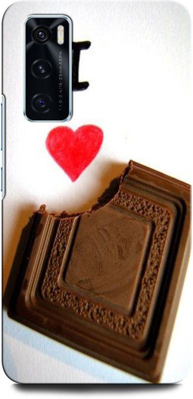 GRAFIQE Back Cover for Vivo V20 SE V2022, CHOCOLATE, I LOVE CHOCOLATE, CHOCOLATE LOVE  (Multicolor, Shock Proof, Pack of: 1)