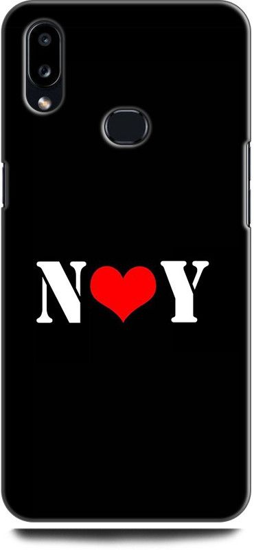 Afterglow Back Cover for SAMSUNG Galaxy A10s N Y, N LOVES Y, NAME, LETTER, ALPHABET, NY LOVE, HART  (Multicolor, Shock Proof, Pack of: 1)