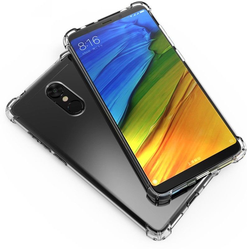 Spectacular ace Bumper Case for Mi Redmi 5  (Transparent, Dual Protection, Silicon, Pack of: 1)
