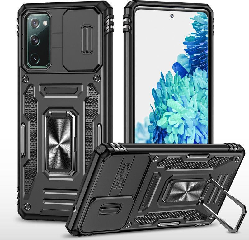 HEAVY DUTY Back Cover for Samsung Galaxy S20  (Black, Dual Protection, Pack of: 1)