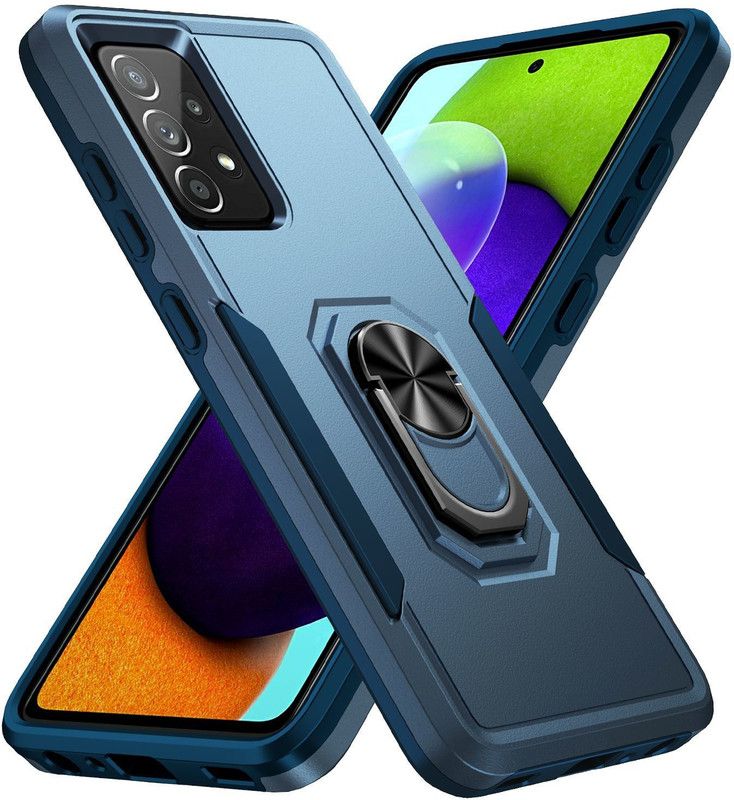 TURTLE Back Cover for Samsung Galaxy A72  (Blue, Dual Protection, Pack of: 1)
