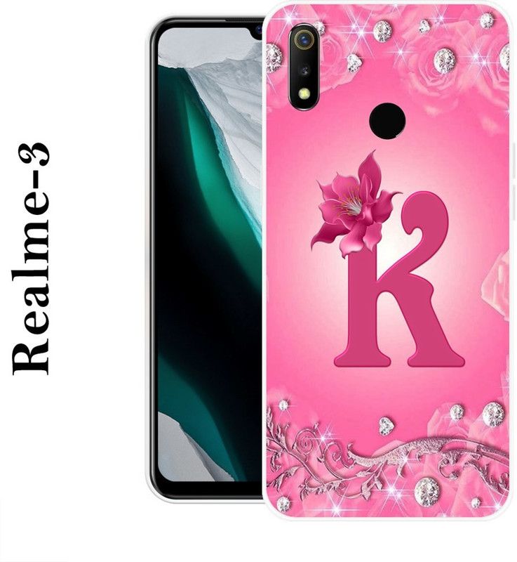 KUDI Back Cover for Realme 3  (Pink, Grip Case, Silicon)
