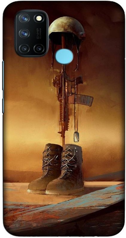 CROKIAN Back Cover for Realme 7i Soldiers Weapon Back Cover  (Multicolor, Hard Case, Pack of: 1)