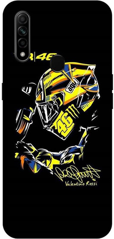 URCHIN Back Cover for Oppo A31 valentino rossi, vr46, vr46 helmet, agv, bike rider, motogp  (Multicolor, Shock Proof, Pack of: 1)