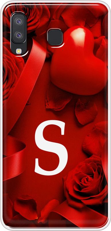 Hansviprint Back Cover for Samsung Galaxy A8 Star  (Red, Grip Case, Silicon)