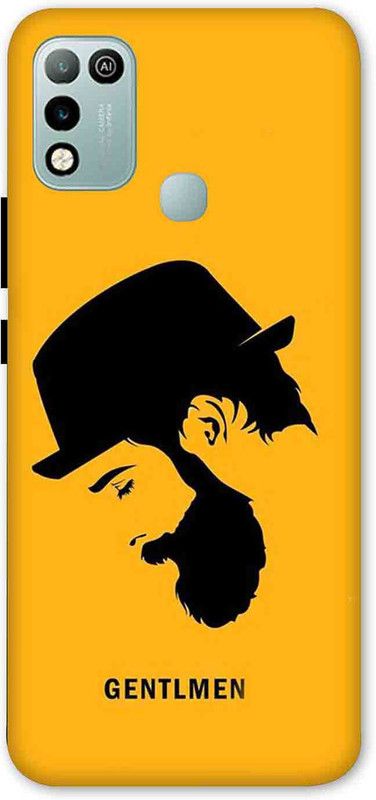 NDCOM Back Cover for Infinix Hot 10 Play Gentleman Beard Look Printed  (Multicolor, Hard Case, Pack of: 1)