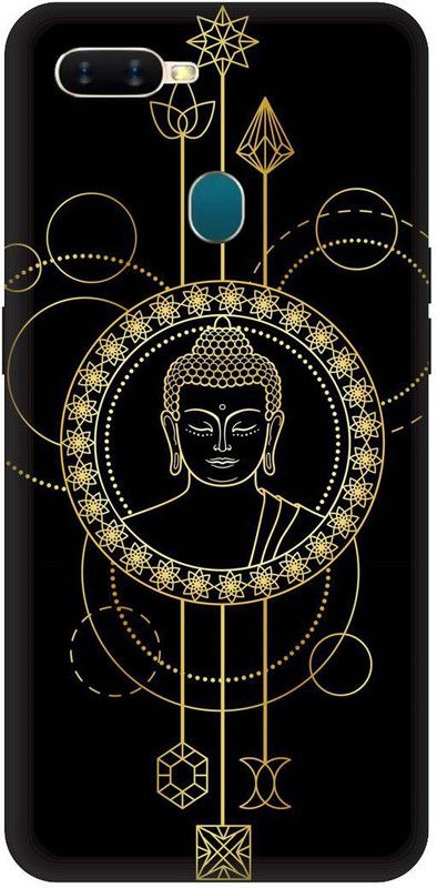 SSMORYA Back Cover for OPPO A5s (God Budha) Printed Back Cover  (Multicolor, Waterproof, Pack of: 1)