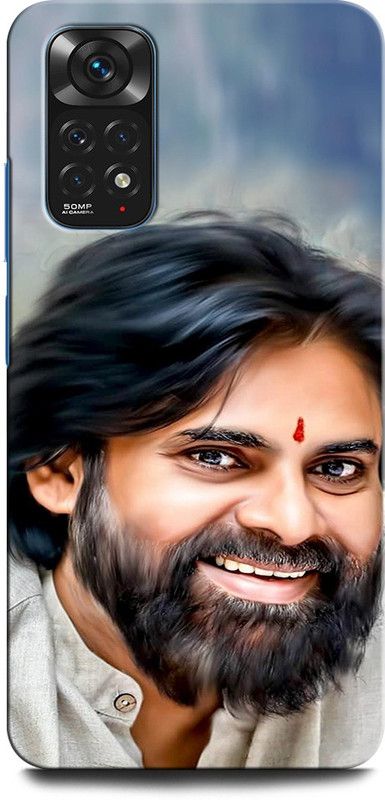 ORBIQE Back Cover for Redmi Note 11 PAWAN KALYAN, TAMIL ACTOR, STYLISH STAR, SOUTH STAR  (Multicolor, Hard Case)