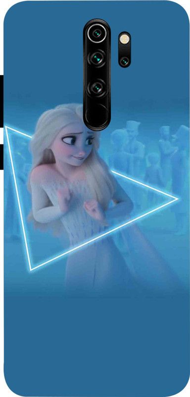 LIKELOOK Back Cover for Mi Redmi Note 8 Pro ( Elsa, Angle, Cartoon )  (Multicolor, Shock Proof, Pack of: 1)