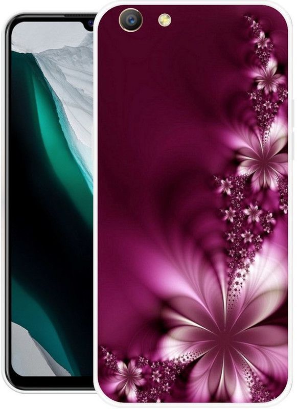 Sswastik Back Cover for Oppo A57  (Purple, Grip Case, Silicon, Pack of: 1)