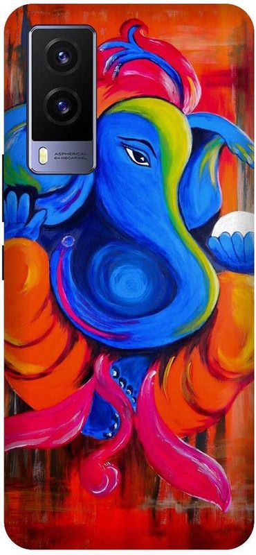 SAVETREE Back Cover for Vivo V21E, Vivo V21E 5G, ganesha, shree ganesh  (Multicolor, 3D Case, Pack of: 1)