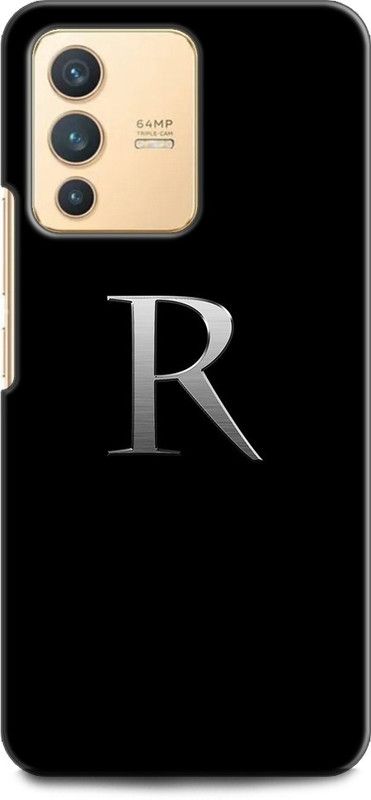 INDICRAFT Back Cover for Vivo V23 5G, V2130 R, R LETTER, R NAME, R ALPHABET  (Multicolor, Shock Proof, Pack of: 1)