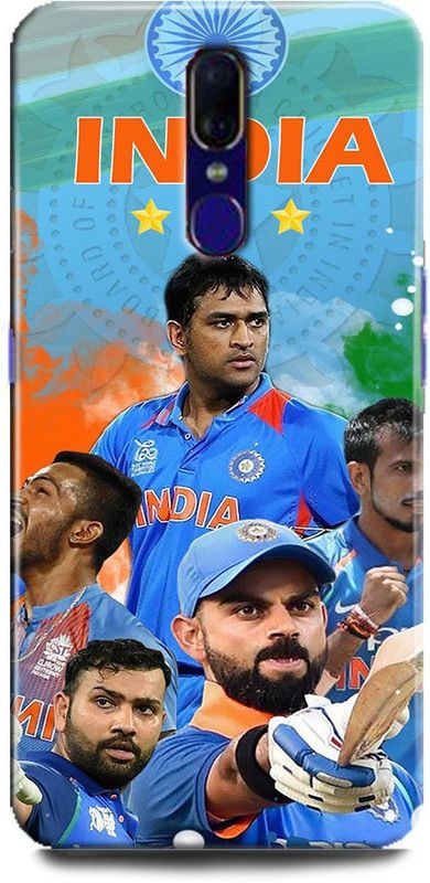 FIKORA Back Cover for OPPO A9/CPH1938 ROHIT DHONI KOHLI PRINTED  (Multicolor, Hard Case, Pack of: 1)