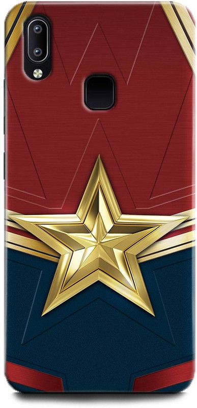 Afterglow Back Cover for Vivo V11 CAPTAIN MARVEL, MOVIE, MARVEL COMICS, SUPERHERO, AVENGERES  (Multicolor, Shock Proof, Pack of: 1)
