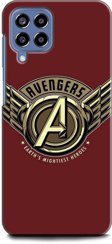 INDICRAFT Back Cover for SAMSUNG Galaxy M53 5G AVENGERS, LOGO, MARVEL, COMIC, SUPERHERO  (Multicolor, Shock Proof, Pack of: 1)