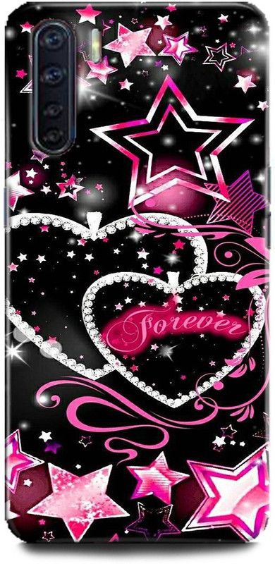 Afterglow Back Cover for Oppo F15 FOREVER LOVE, LOVE, HEART  (Multicolor, Shock Proof, Pack of: 1)