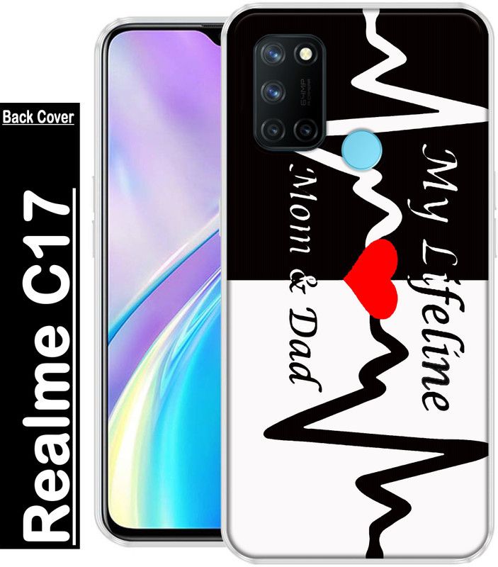 KUDI Back Cover for Realme C17  (Multicolor, Grip Case, Silicon)