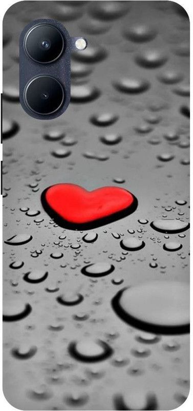 BYXIS Back Cover for Realme C33 Heart, Love, Cute, Glitters, Love you1599  (Multicolor, Shock Proof, Pack of: 1)