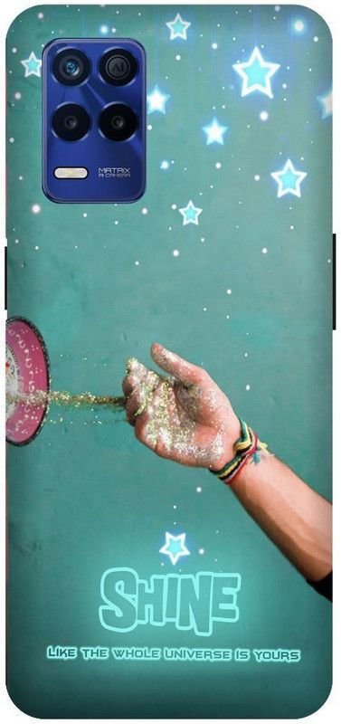 Bluvver Back Cover for Realme 8s 5G , RMX3381, Printed Sun,Shine Back Cover  (Multicolor, Hard Case, Pack of: 1)