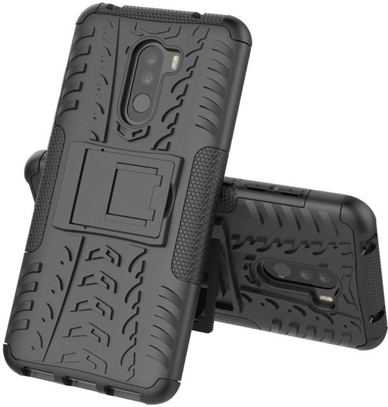 ZIVITE Back Cover for POCO F1  (Black, Rugged Armor, Pack of: 1)