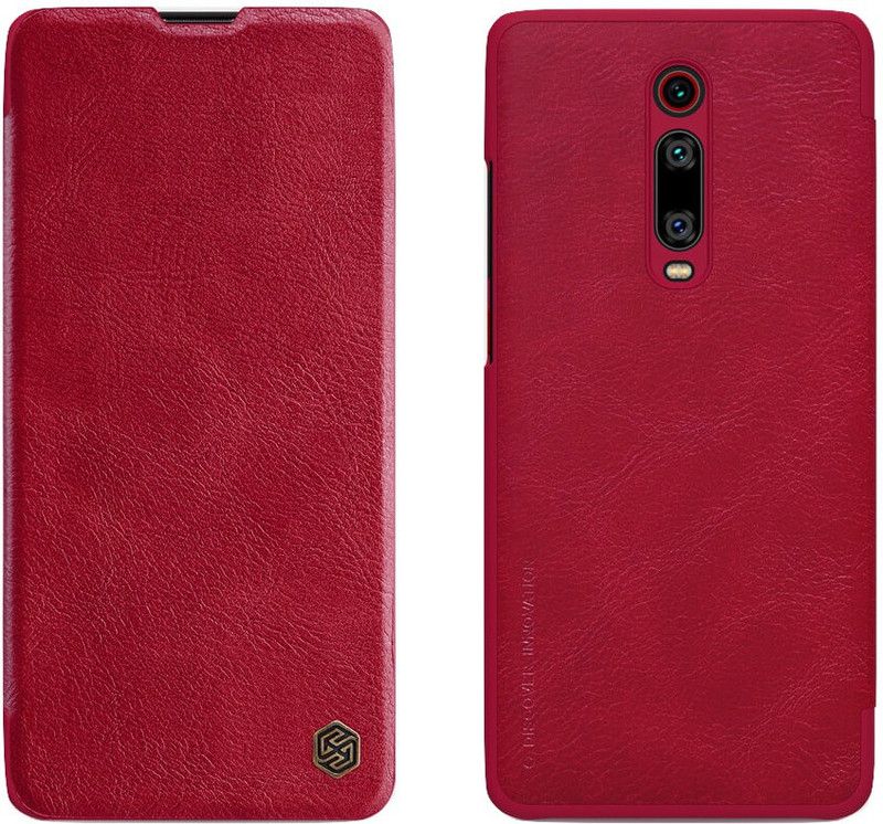 DHAN GTB Flip Cover for Mi K20, Mi K20 Pro  (Red, Grip Case, Pack of: 1)