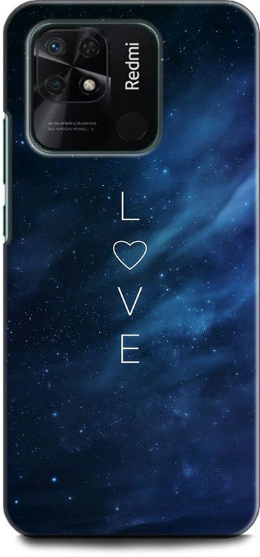 KEYCENT Back Cover for REDMI 10 LOVE, AMOR, TOGETHER, HEART, BLUE, PINK  (Multicolor, Shock Proof, Pack of: 1)