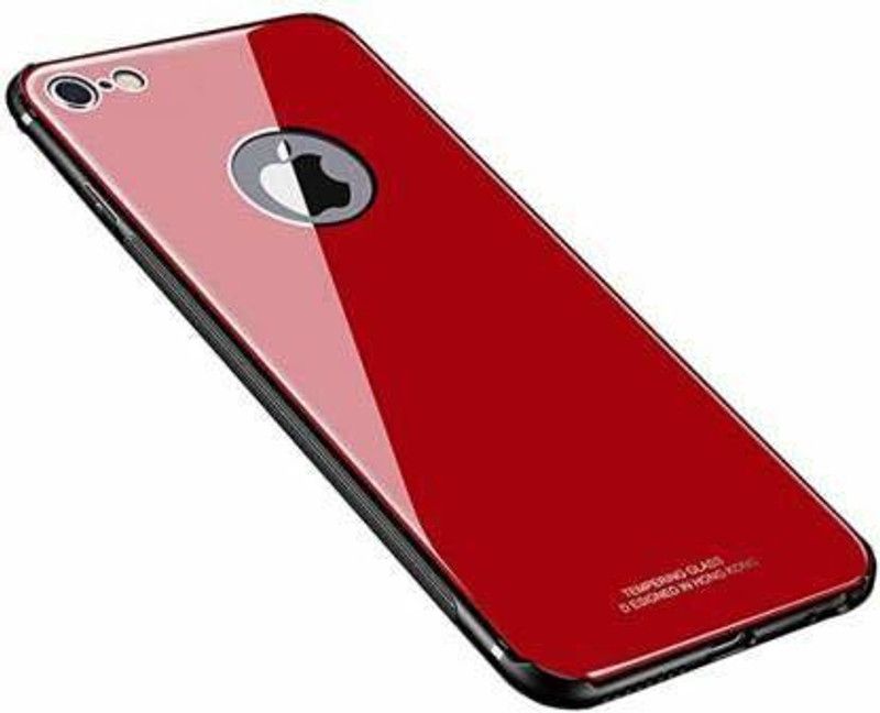 ClickAway Back Cover for Apple Iphone 5g Red| Luxurious Toughened Glass Back Cover|ShockProof Hybrid Case| Launch Offer  (Red, Pack of: 1)