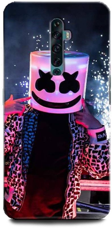 Afterglow Back Cover for OPPO Reno2 F MARSHMELLO, EDM, DJ, FAMIOUS, MARSHMELLO, SINGER  (Multicolor, Shock Proof)