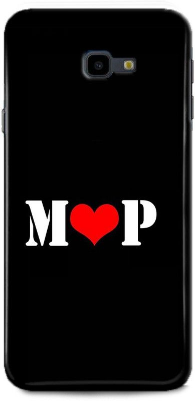 Afterglow Back Cover for SAMSUNG Galaxy J4 Plus M P, M LOVES P, NAME, LETTER, ALPHABET, MP LOVE, HART  (Multicolor, Shock Proof, Pack of: 1)