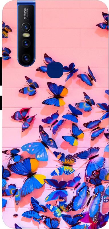 BUSINESS BUSTLE Back Cover for VIVO V15 ( Butterfly, Nature )  (Multicolor, Hard Case)