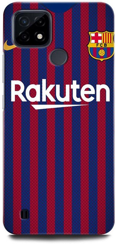 ORBIQE Back Cover for Realme C25Y RMX3265 BARCELONA, LOGO, BARCELONA EMBLEM, FOOTBALL, FCB, SPORTS  (Multicolor, Hard Case, Pack of: 1)