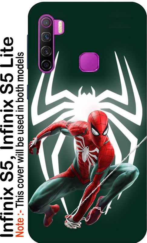Designer Cover Back Cover for Infinix S5 Lite  (Multicolor, Grip Case, Silicon, Pack of: 1)