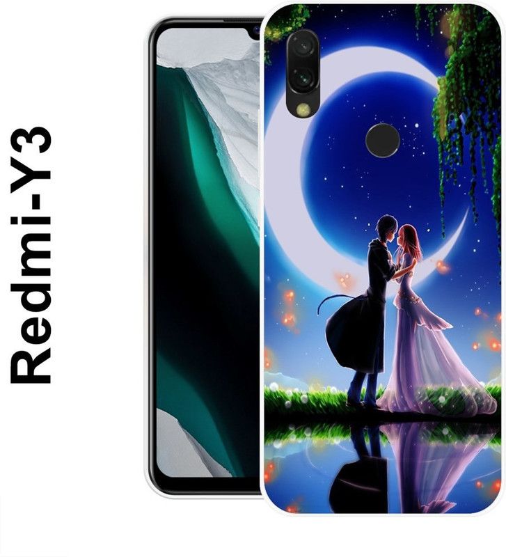 KUDI Back Cover for Redmi Y3  (Multicolor, Silicon)