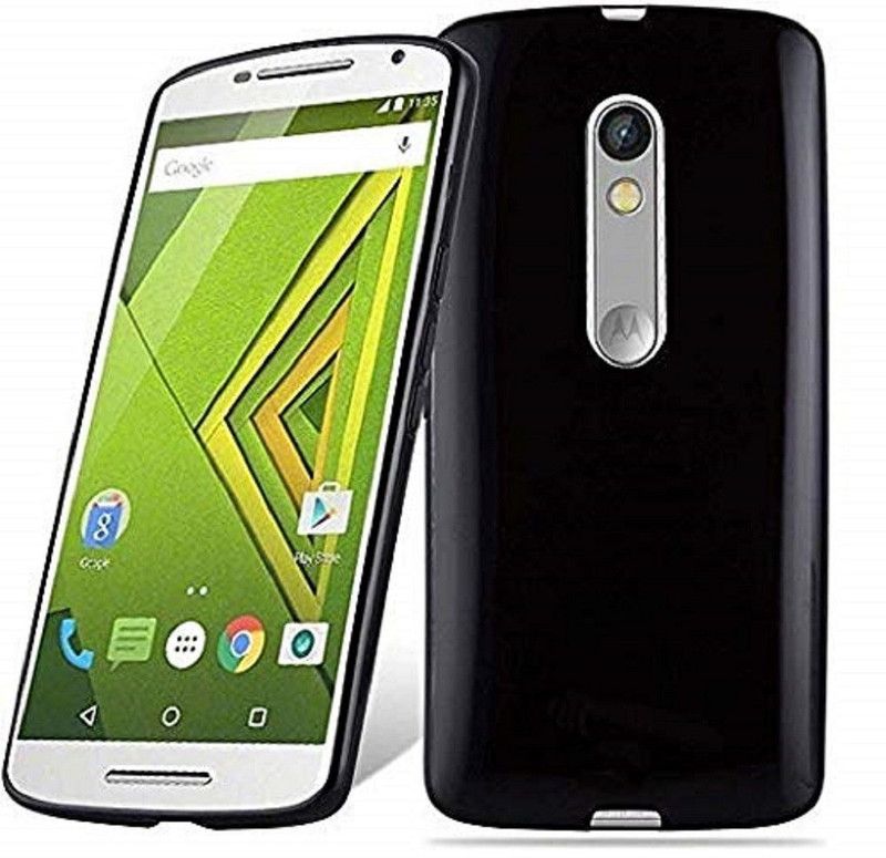 MobiSpiff Back Cover for Moto G3  (Black, Silicon)