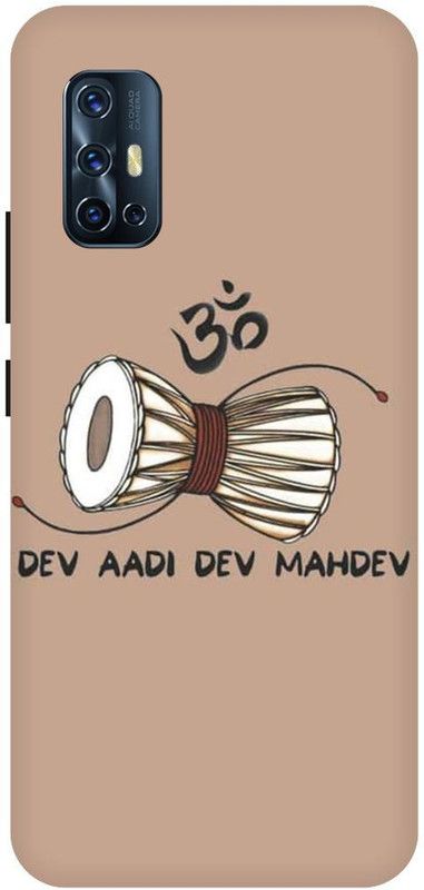 THESTONEWELL Back Cover for VIVO V17 HAR HAR MHADEV MHAKAL SHIV  (Multicolor, Waterproof, Pack of: 1)