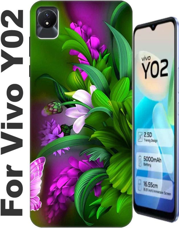 RDcon Back Cover for Vivo Y02 2594  (Gold, Grip Case, Silicon, Pack of: 1)