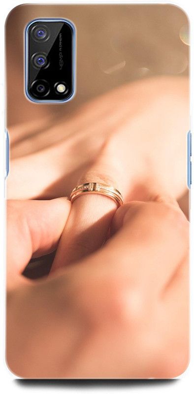 ORBIQE Back Cover for Realme Narzo 30 Pro RMX2117 LOVE, FINGER, COUPLE ANNIVERSARY, LIFELINE COUPLE  (Multicolor, Hard Case, Pack of: 1)