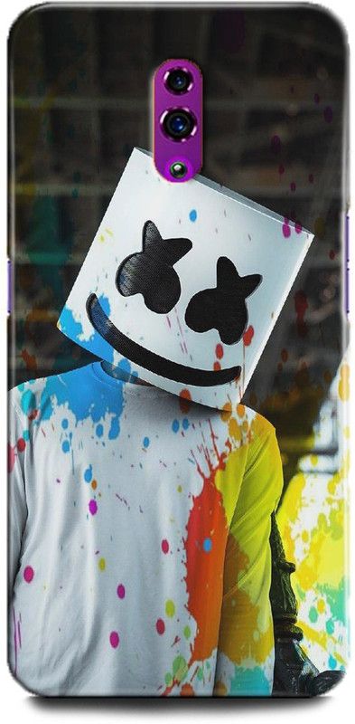 INTELLIZE Back Cover for Oppo Reno/CPH1919 marsh mello,Printed  (Multicolor, Shock Proof, Pack of: 1)
