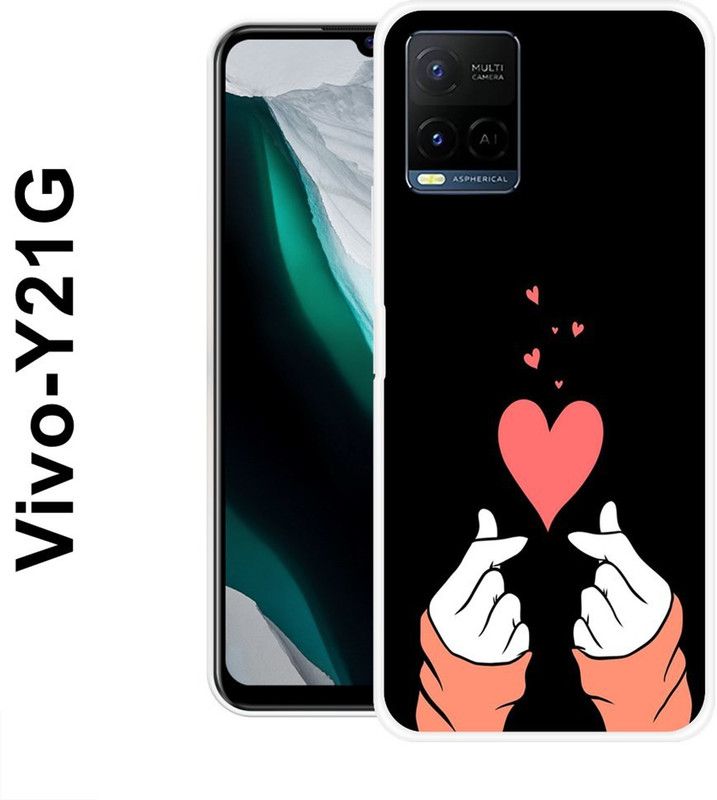 SIMAWAT Back Cover for Vivo Y21, Vivo Y21T, VIvo Y21A  (Multicolor, Grip Case, Silicon)