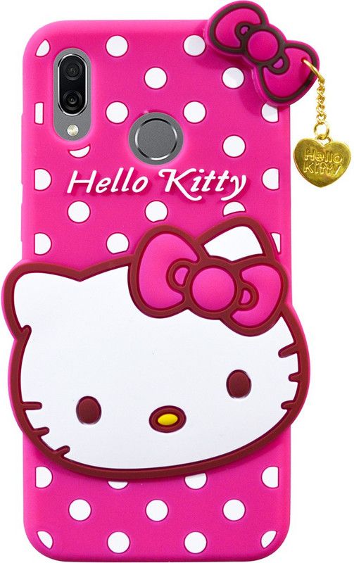 COVERBLACK Back Cover for Kitty Honor Play  (Pink, Waterproof, Silicon, Pack of: 1)