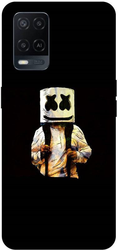 Bluvver Back Cover for Oppo A54, CPH2239, Printed Marshmello Back Cover  (Multicolor, Hard Case)