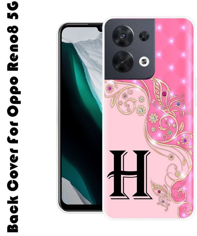 SIMAWAT Back Cover for Oppo Reno8 5G  (Pink, Grip Case, Silicon, Pack of: 1)