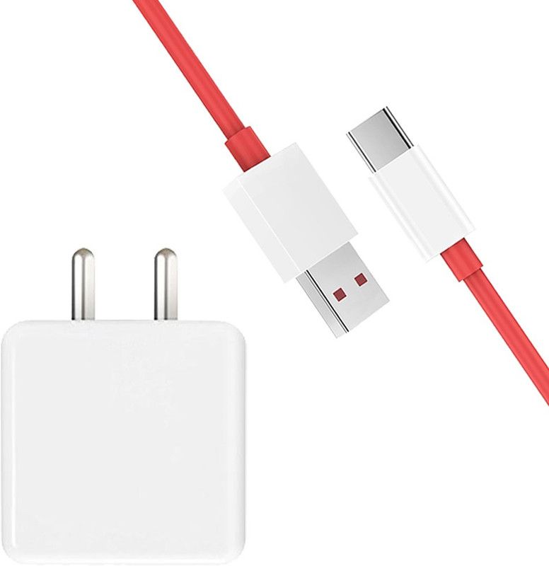 SB 33 W Dash 4 A Mobile 33W -VOOC,DART,WRAP RT23 with Type-C Cable Charging Adapter Travel Fast Charger with Detachable Cable  (White)