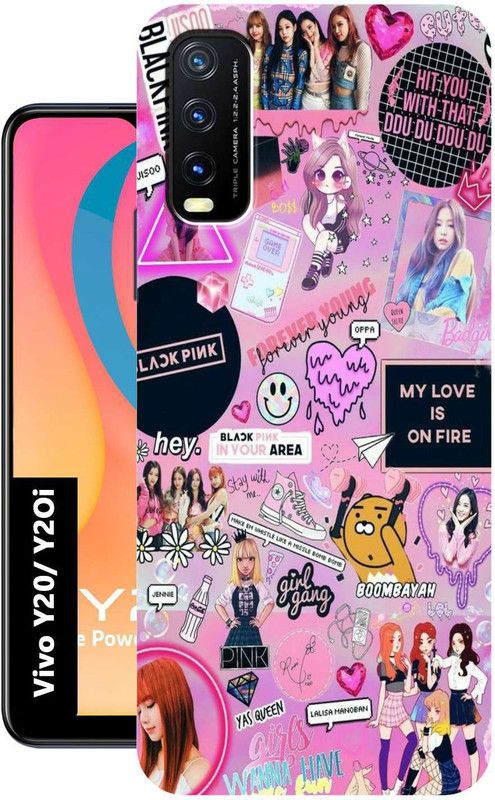 Rstyle Back Cover for Vivo Y20, Vivo Y20i  (Multicolor, Dual Protection, Silicon, Pack of: 1)