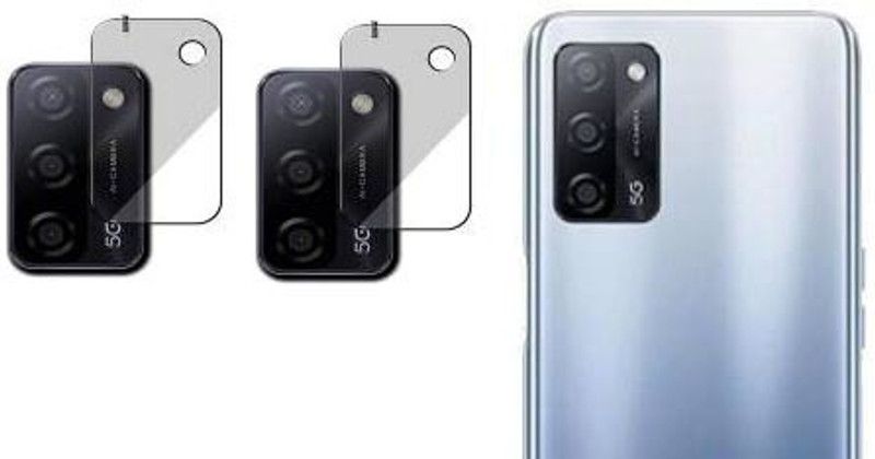 XAZE Back Camera Lens Glass Protector for OPPO A 53S  (Pack of: 2)