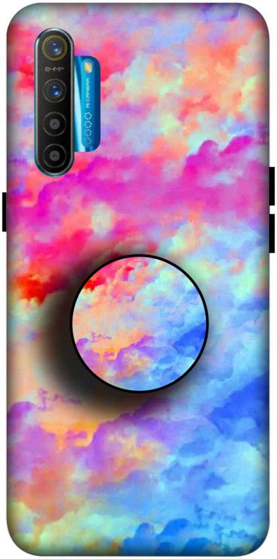 NDCOM Back Cover for REALME XT Colorful Color Gradient Printed  (Multicolor, Hard Case)