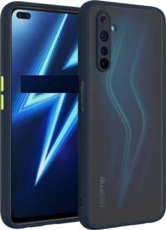 Monogamy Back Cover for Realme 6i  (Black, Grip Case, Pack of: 1)