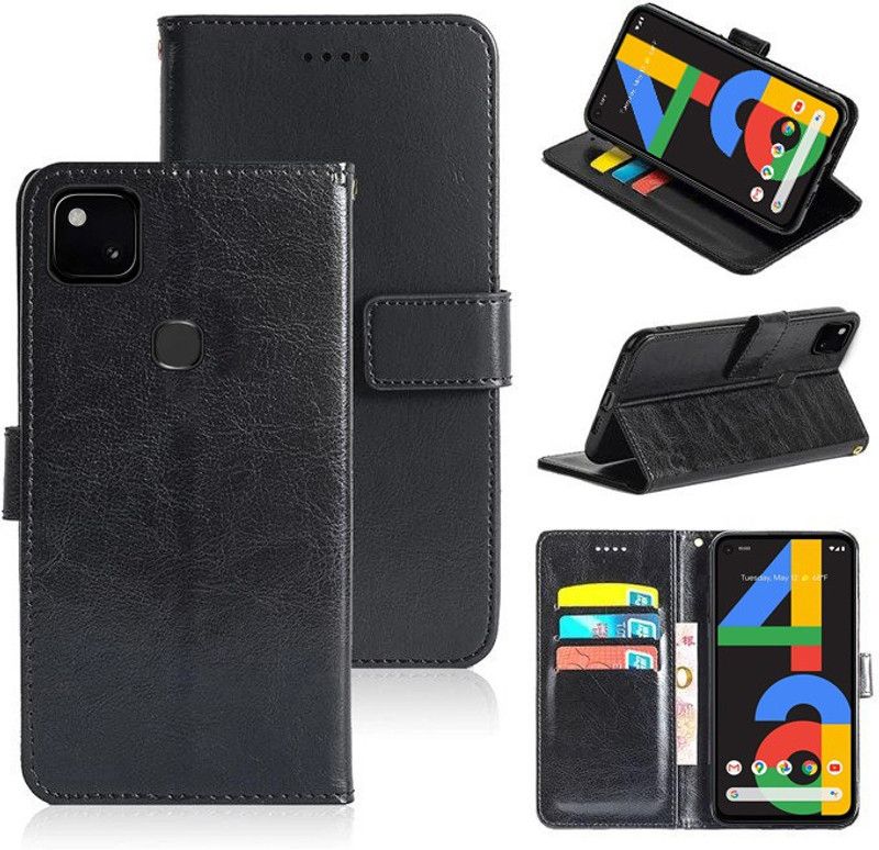 WEBKREATURE Back Cover for Google Pixel 4a  (Black, Dual Protection, Pack of: 1)